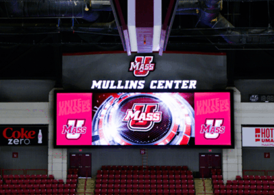 UMass Mullins Center – Scoreboards